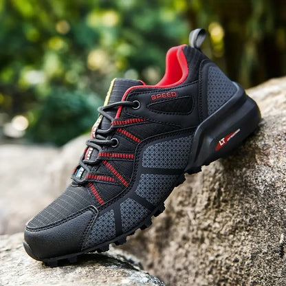 Herre Trailsneakers Med Robust Greb Og Forstærket Design – Praktiske Sneakers Til Vandreture, Trekking, Fritid Og Udendørsbrug