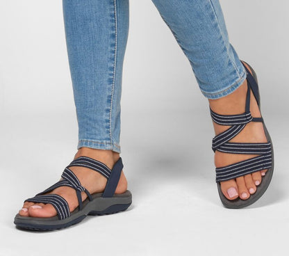 Dame sandaler med letvægtskomfort og elastiske stropper