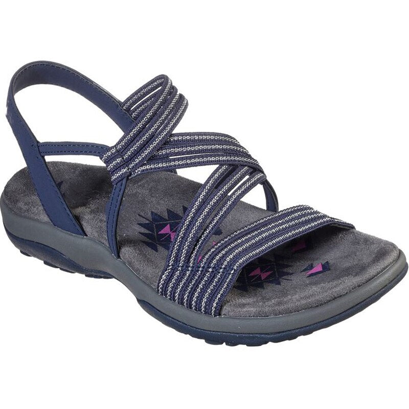 Dame sandaler med letvægtskomfort og elastiske stropper