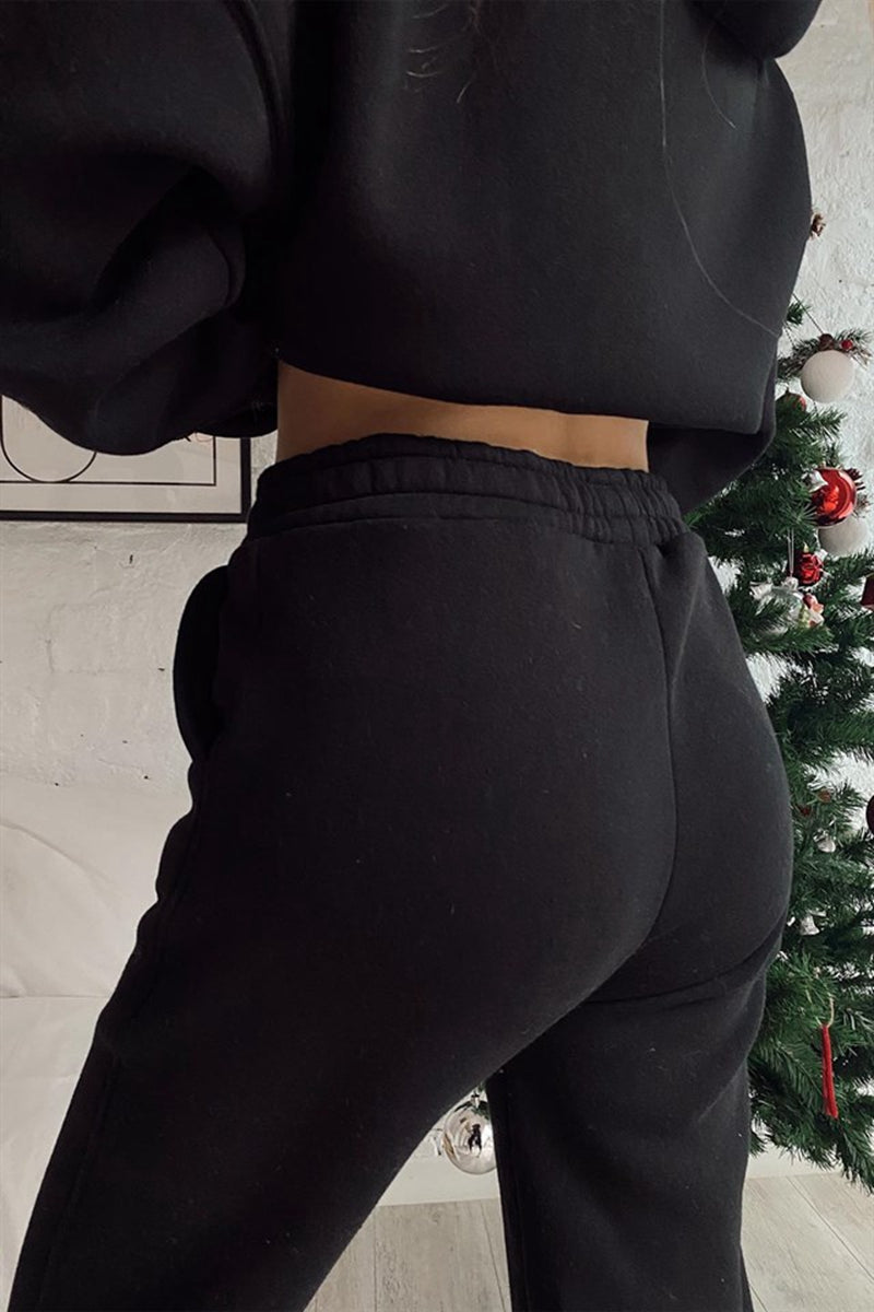 Women's 2-Piece Set with Hoodie and Jogger Pants - Soft and Comfortable Tracksuit for Everyday Wear, Relaxation, Leisure, and Casual Style
