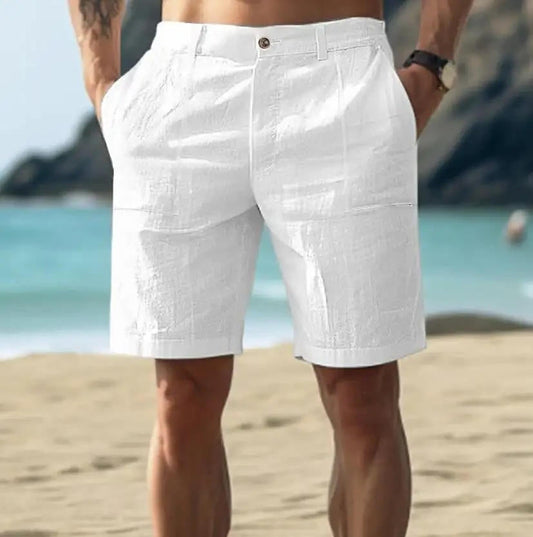 Herre Skræddersyede Sommershorts Med Klassisk Lommedesign – Lette Shorts Til Ferie, Fritid, Hverdagsbrug Og Smart Casual Stil