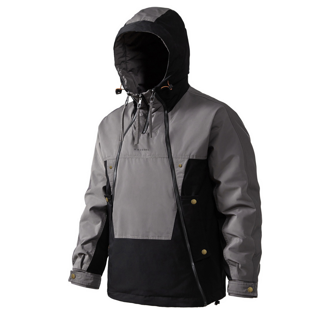 Men's Waterproof Down Jacket with Hood - Windproof Hardshell Jacket for Winter, Outdoor Use and Cold Days