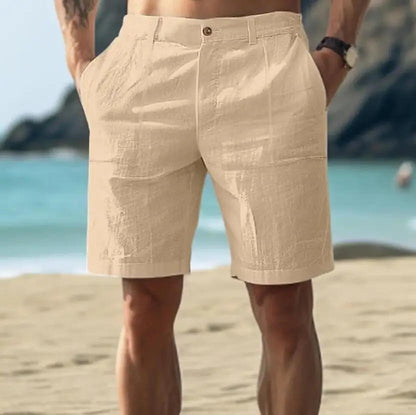 Men’s Tailored Summer Shorts with Classic Pocket Design – Lightweight Shorts for Holidays, Leisure, Everyday Wear, and Smart-Casual Style