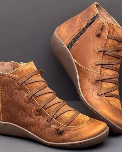 Damskie eleganckie skórzane botki – wygodne i trwałe obuwie do noszenia na co dzień, na czas wolny, na spacery i w stylu smart casual