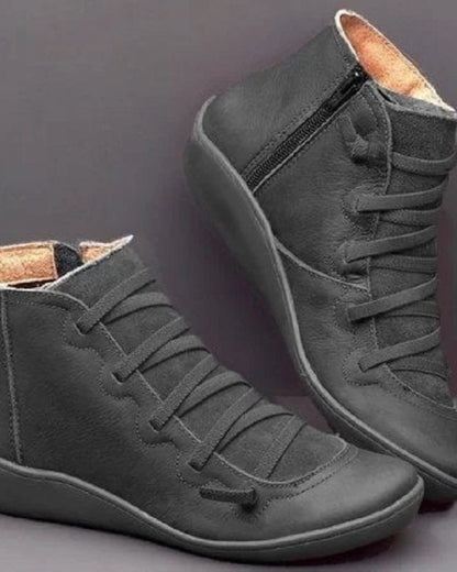 Damskie eleganckie skórzane botki – wygodne i trwałe obuwie do noszenia na co dzień, na czas wolny, na spacery i w stylu smart casual
