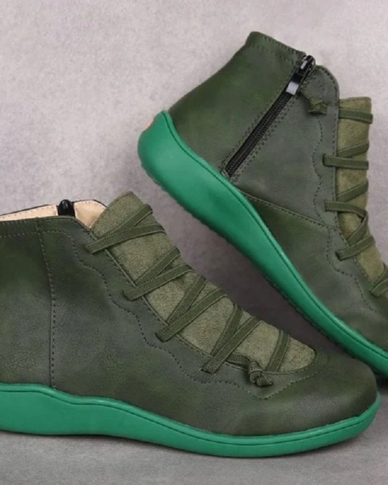 Damskie eleganckie skórzane botki – wygodne i trwałe obuwie do noszenia na co dzień, na czas wolny, na spacery i w stylu smart casual