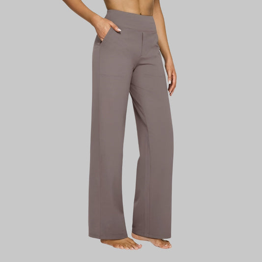 Women's Wide-Leg Pull-On Pants – Stylish Trousers for Everyday Wear, the Office, Holidays, and Smart Casual Style