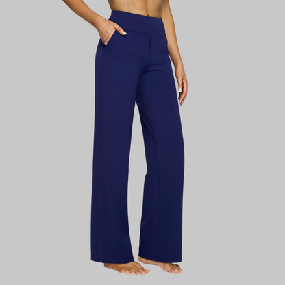 Women's Wide-Leg Pull-On Pants – Stylish Trousers for Everyday Wear, the Office, Holidays, and Smart Casual Style