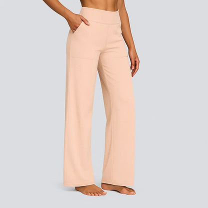 Women's Wide-Leg Pull-On Pants – Stylish Trousers for Everyday Wear, the Office, Holidays, and Smart Casual Style