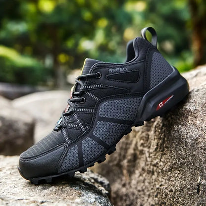 Herre Trailsneakers Med Robust Greb Og Forstærket Design – Praktiske Sneakers Til Vandreture, Trekking, Fritid Og Udendørsbrug