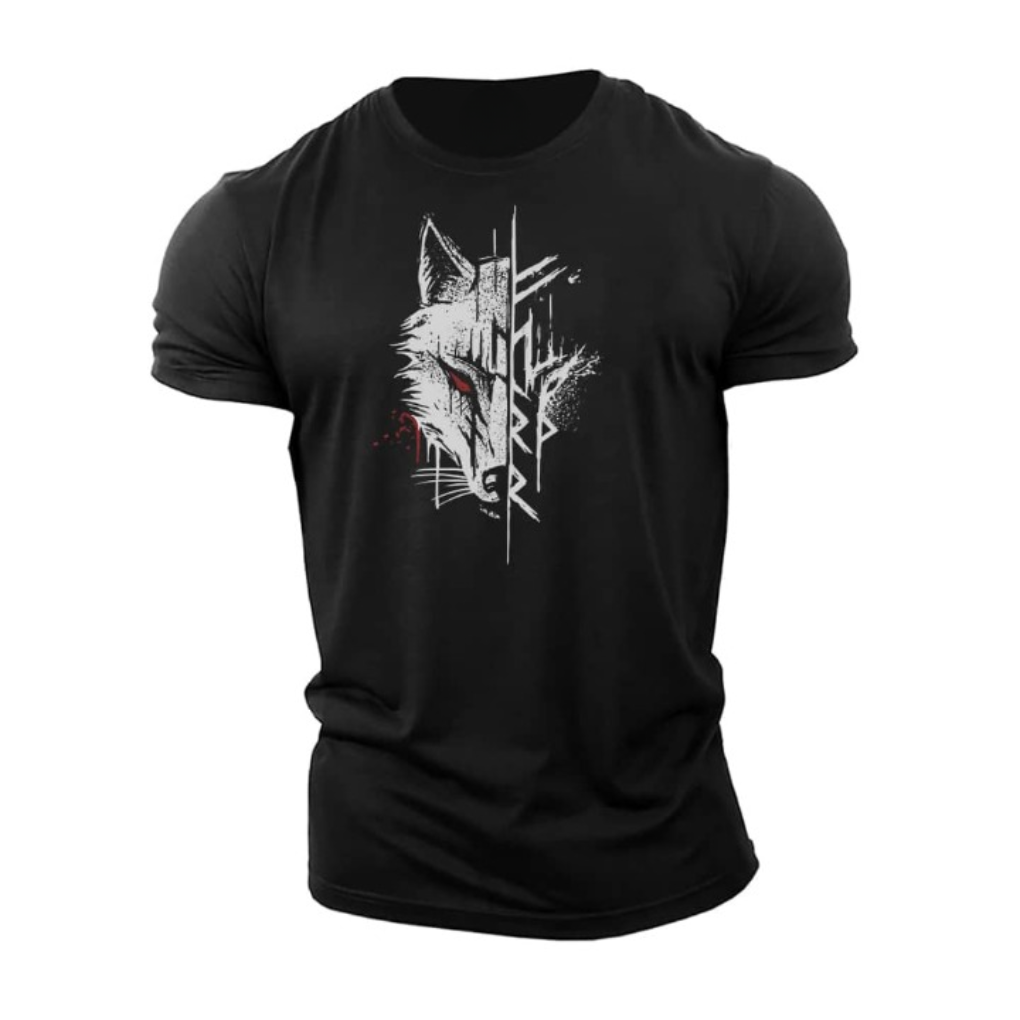 Herre T-shirt I Bomuld Med Grafisk Print Og Korte Ærmer – Afslappet Sommertop Til Hverdagsbrug, Fritid Og Casual Outfits