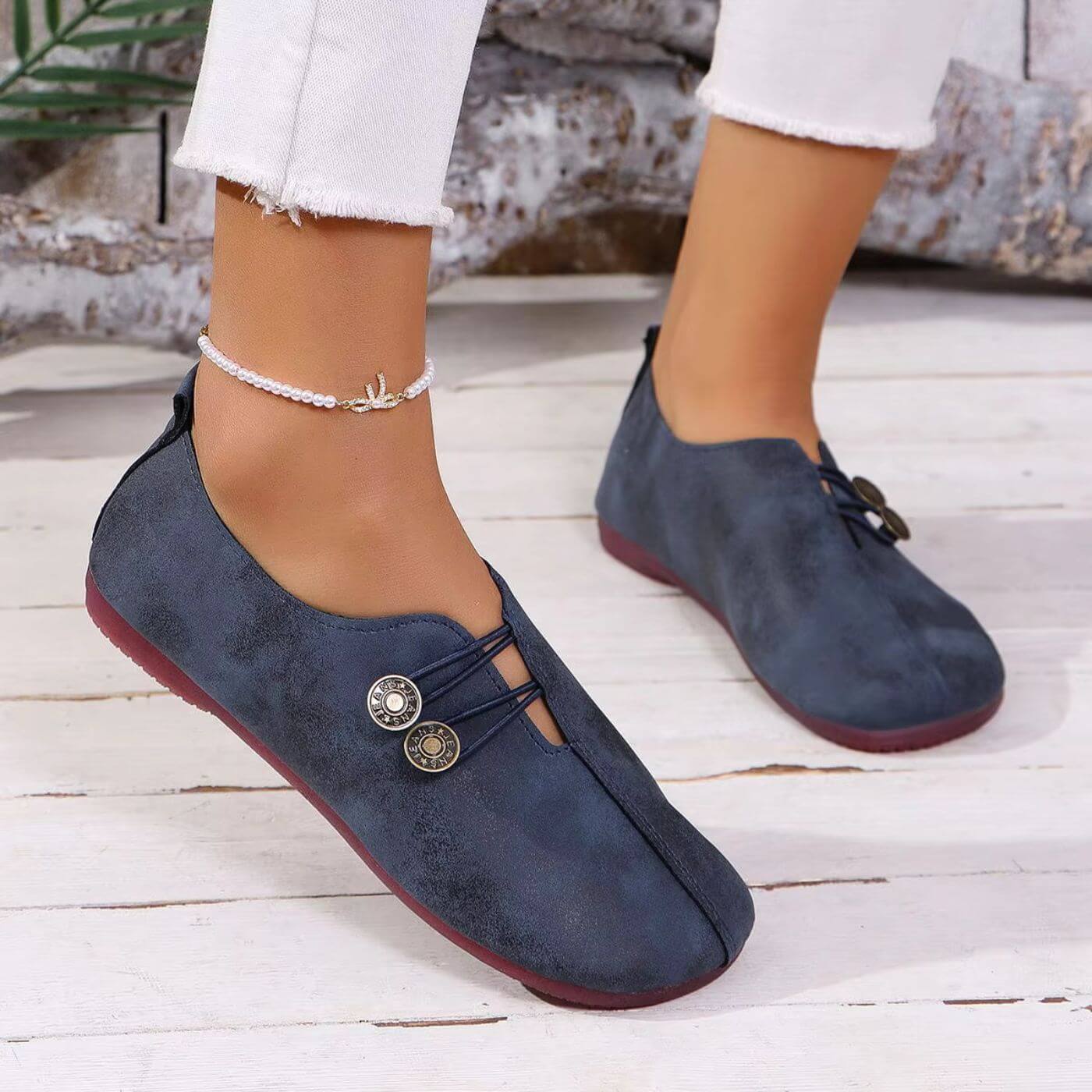 Dame Slip-on Sko Med Let Design – Afslappede Hverdagssko Til Gåture, Fritid, Rejser Og Smart Casual Stil