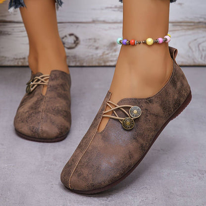 Dame Slip-on Sko Med Let Design – Afslappede Hverdagssko Til Gåture, Fritid, Rejser Og Smart Casual Stil