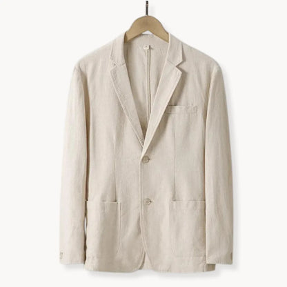 Women's Lightweight Blazer with Lapels and Front Pockets – Casual yet Elegant Jacket for Work, Summer, and Smart-Casual Everyday Wear