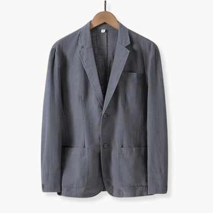 Women's Lightweight Blazer with Lapels and Front Pockets – Casual yet Elegant Jacket for Work, Summer, and Smart-Casual Everyday Wear