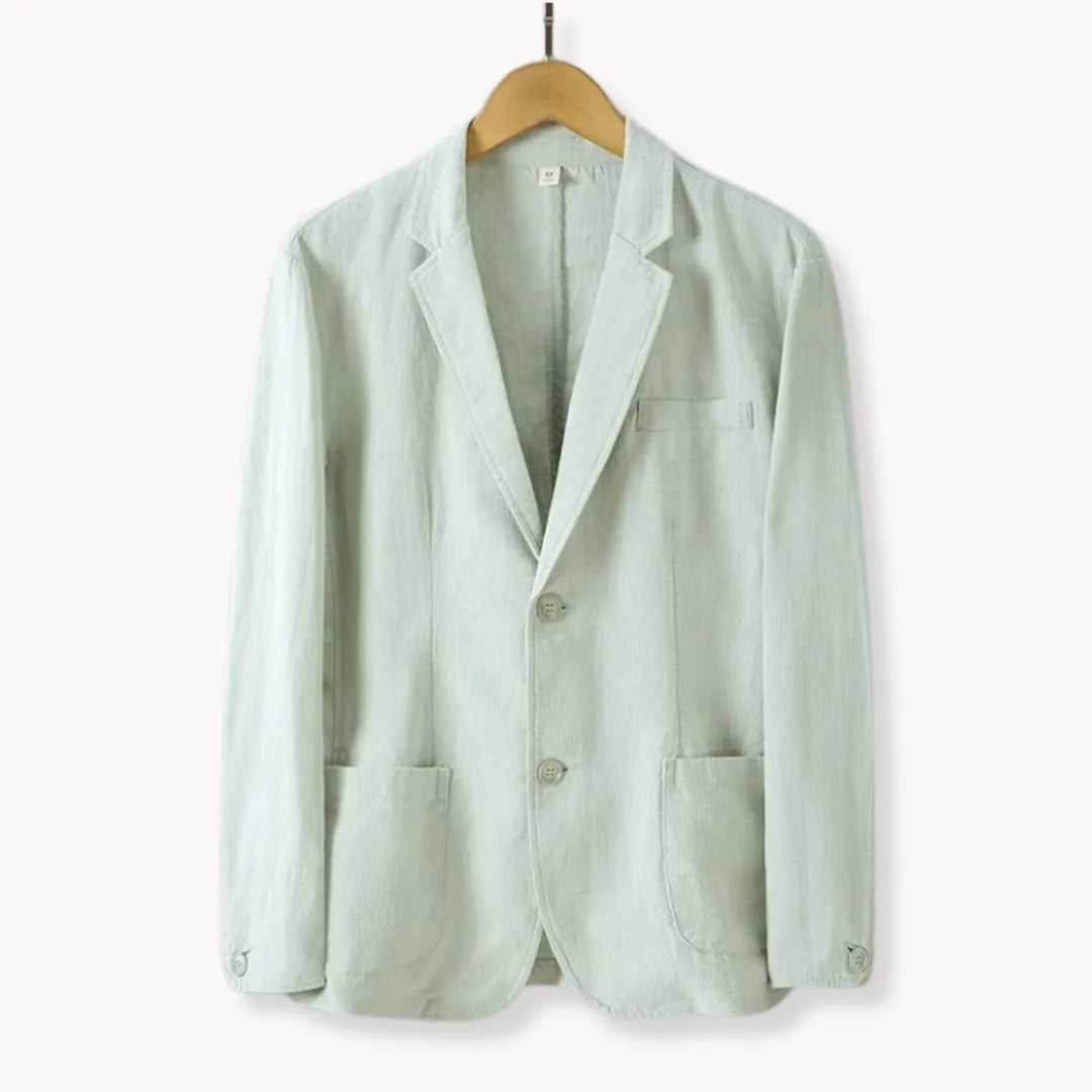 Women's Lightweight Blazer with Lapels and Front Pockets – Casual yet Elegant Jacket for Work, Summer, and Smart-Casual Everyday Wear