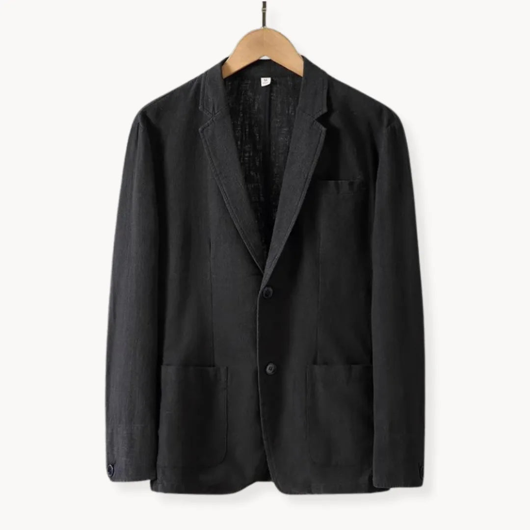 Women's Lightweight Blazer with Lapels and Front Pockets – Casual yet Elegant Jacket for Work, Summer, and Smart-Casual Everyday Wear