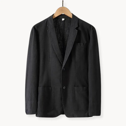 Women's Lightweight Blazer with Lapels and Front Pockets – Casual yet Elegant Jacket for Work, Summer, and Smart-Casual Everyday Wear