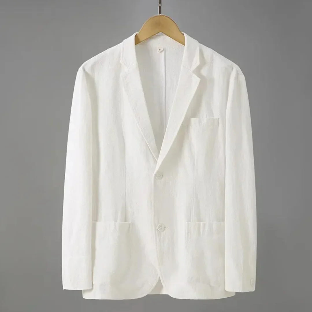Women's Lightweight Blazer with Lapels and Front Pockets – Casual yet Elegant Jacket for Work, Summer, and Smart-Casual Everyday Wear