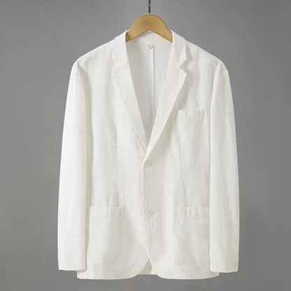 Women's Lightweight Blazer with Lapels and Front Pockets – Casual yet Elegant Jacket for Work, Summer, and Smart-Casual Everyday Wear