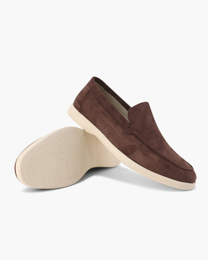 Herre Slip-On Loafers i Ruskindslook – Lette smart-casual sko til hverdagsbrug
