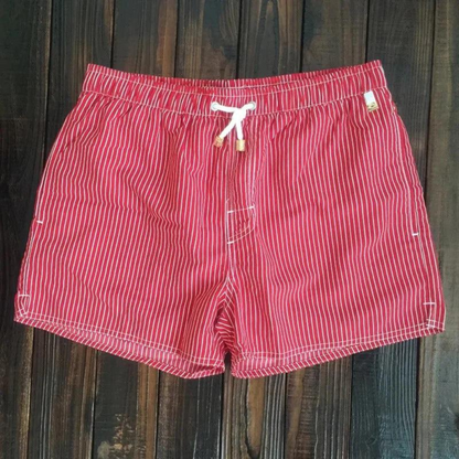 Herre Badeshorts Med Print Og Snøre – Let Sommershorts Til Strand, Pool, Ferie Og Fritidsaktiviteter