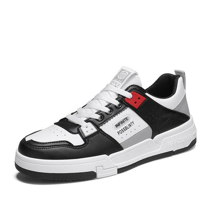 Herre Printede Low Top Sneakers Med Lagdelt Chunky Sål