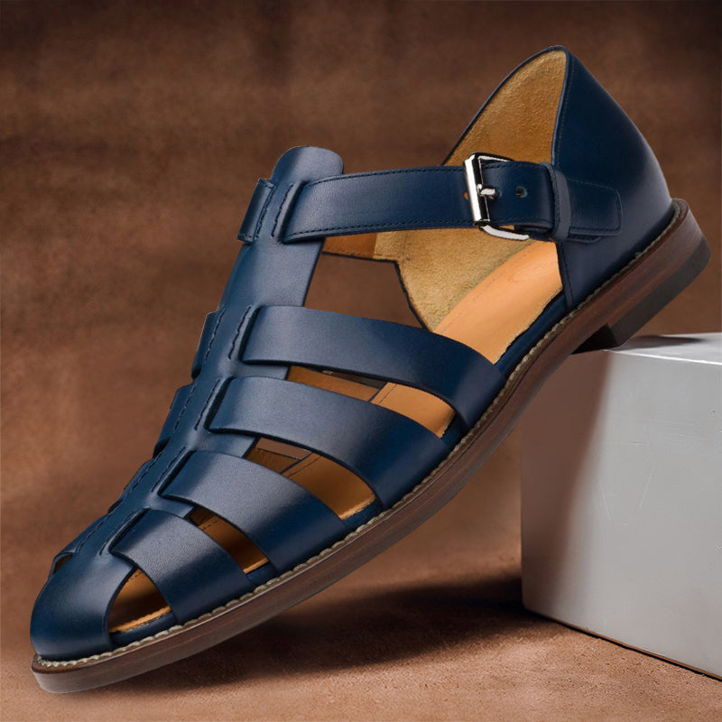Men’s Classic Fisherman Sandals with Adjustable Strap – Open Summer Sandals for Walks, Vacations, and Casual Everyday Activities
