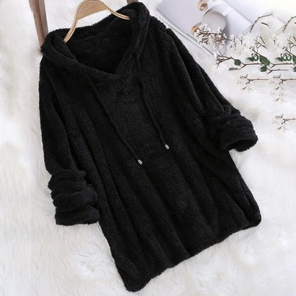 Women's Soft Hoodie with Drawstring – Casual, Warm Pullover for Cozy Loungewear, Fall, Winter and Everyday Wear