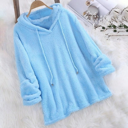 Women's Soft Hoodie with Drawstring – Casual, Warm Pullover for Cozy Loungewear, Fall, Winter and Everyday Wear