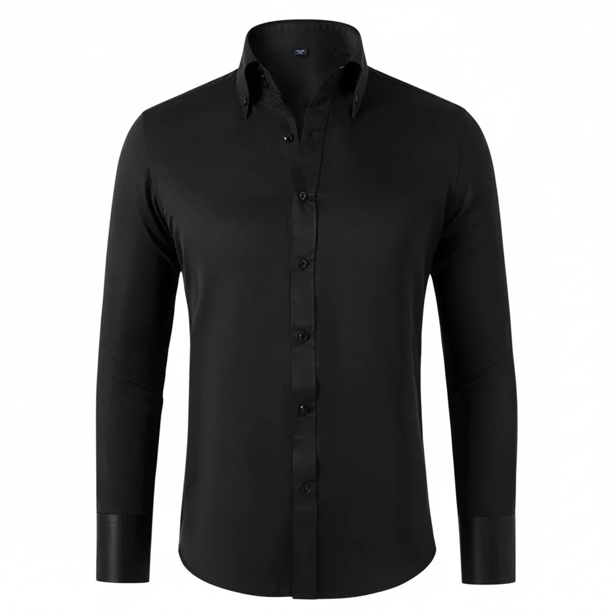 Herre Slim Fit Formelskjorte – Button-Down-Krave Med Detaljer Til Forretningsarrangementer