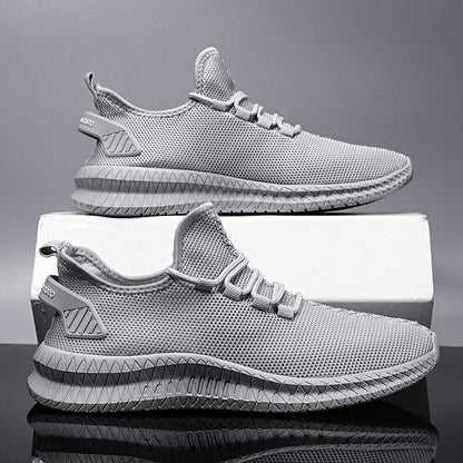 Męskie sneakersy ortopedyczne z oddychającą dzianiną i lekką konstrukcją – praktyczne buty na co dzień, na spacery i czas wolny