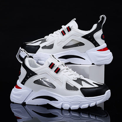 Men's Sneakers with a Sculpted Layered Sole and Mesh Upper – Modern Casual Shoes for Everyday Wear, Walks, and Relaxed Outfits