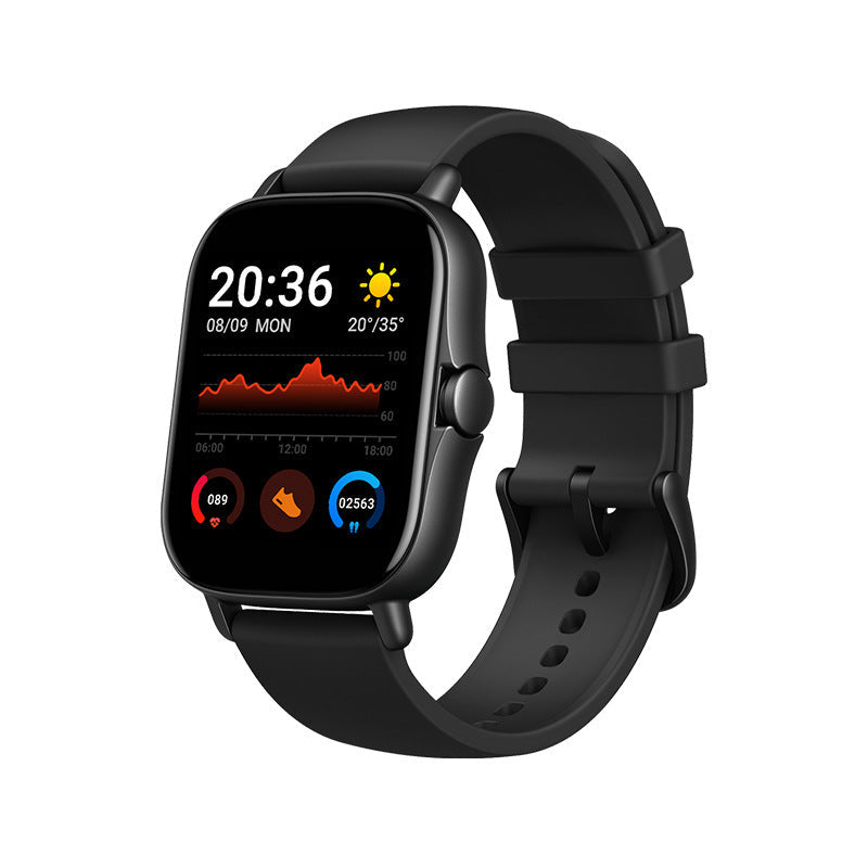 Ceas inteligent pentru bărbați cu apeluri Bluetooth și design dreptunghiular – ceas sport cu monitorizarea activității pentru antrenamente, timpul liber și utilizarea zilnică
