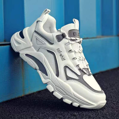 Men's Sneakers with a Sculpted Layered Sole and Mesh Upper – Modern Casual Shoes for Everyday Wear, Walks, and Relaxed Outfits