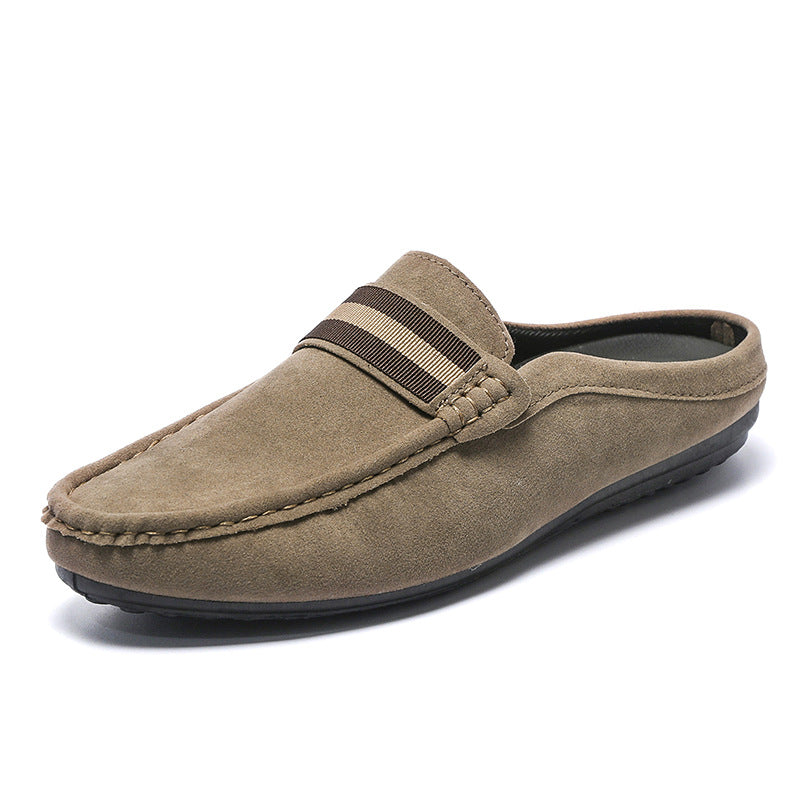 Herre Slip-on Loafers Med Åben Hæl – Afslappede Sko Til Hverdagsbrug, Fritid, Ferie Og Smart Casual Stil