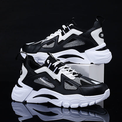 Men's Sneakers with a Sculpted Layered Sole and Mesh Upper – Modern Casual Shoes for Everyday Wear, Walks, and Relaxed Outfits