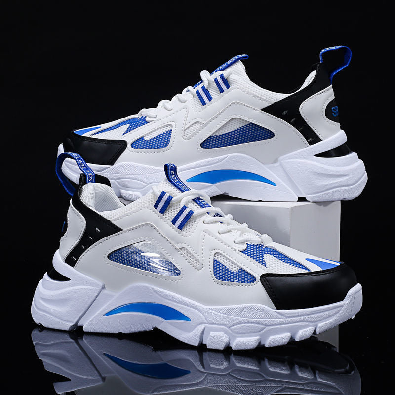 Men's Sneakers with a Sculpted Layered Sole and Mesh Upper – Modern Casual Shoes for Everyday Wear, Walks, and Relaxed Outfits