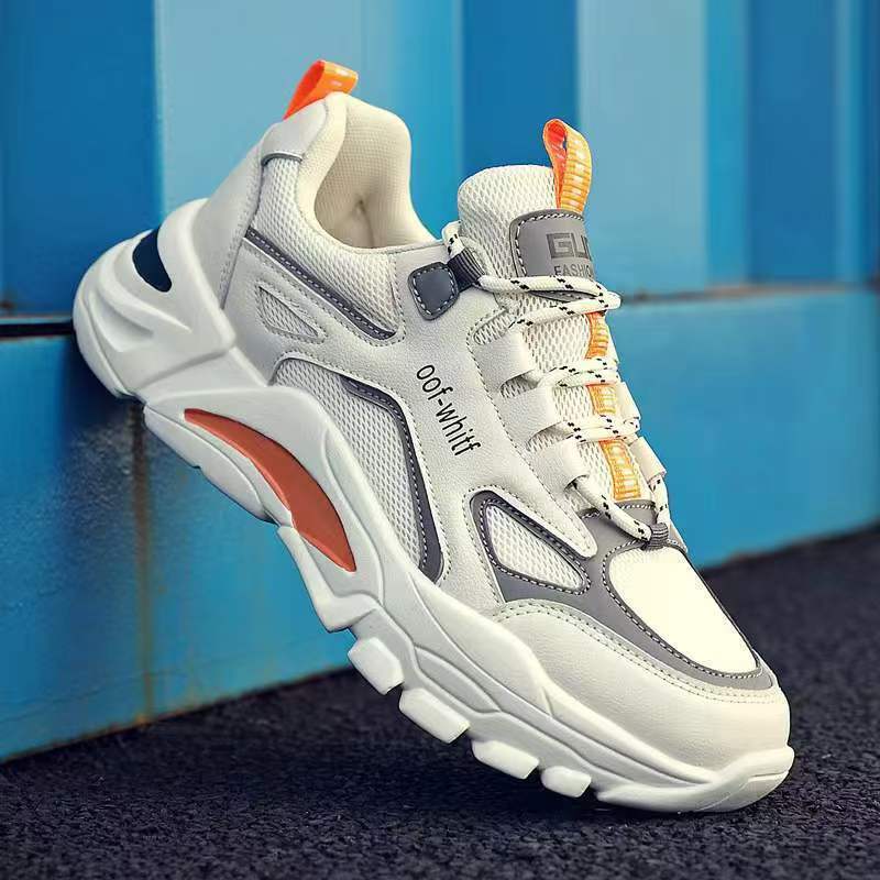 Men's Sneakers with a Sculpted Layered Sole and Mesh Upper – Modern Casual Shoes for Everyday Wear, Walks, and Relaxed Outfits