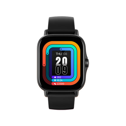 Ceas inteligent pentru bărbați cu apeluri Bluetooth și design dreptunghiular – ceas sport cu monitorizarea activității pentru antrenamente, timpul liber și utilizarea zilnică