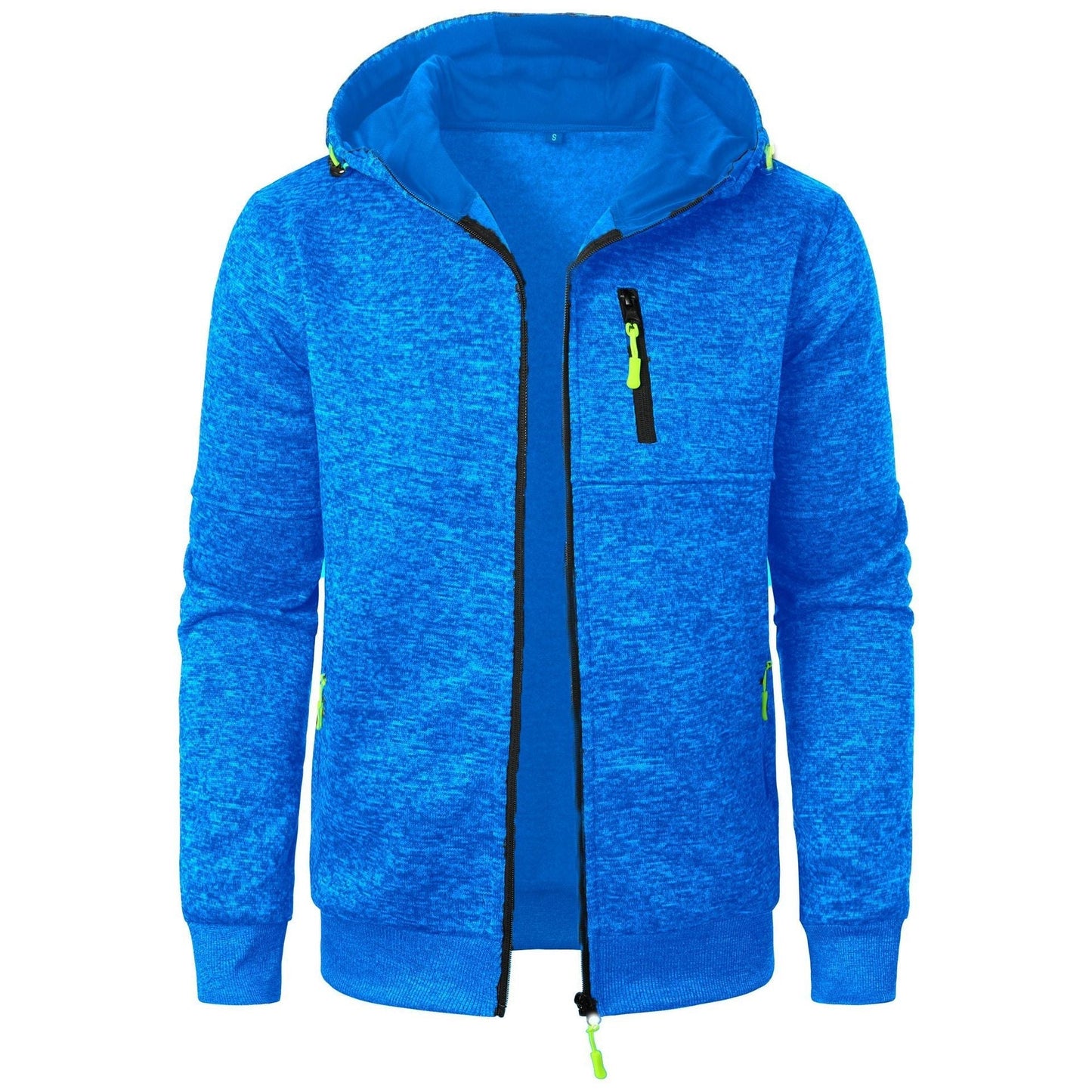 Sudadera con capucha estampada para hombre y cierre de cremallera – Sudadera informal para uso diario, tiempo libre, viajes y estilo smart casual