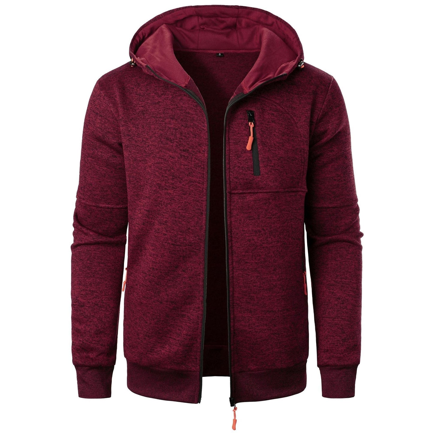 Sudadera con capucha estampada para hombre y cierre de cremallera – Sudadera informal para uso diario, tiempo libre, viajes y estilo smart casual