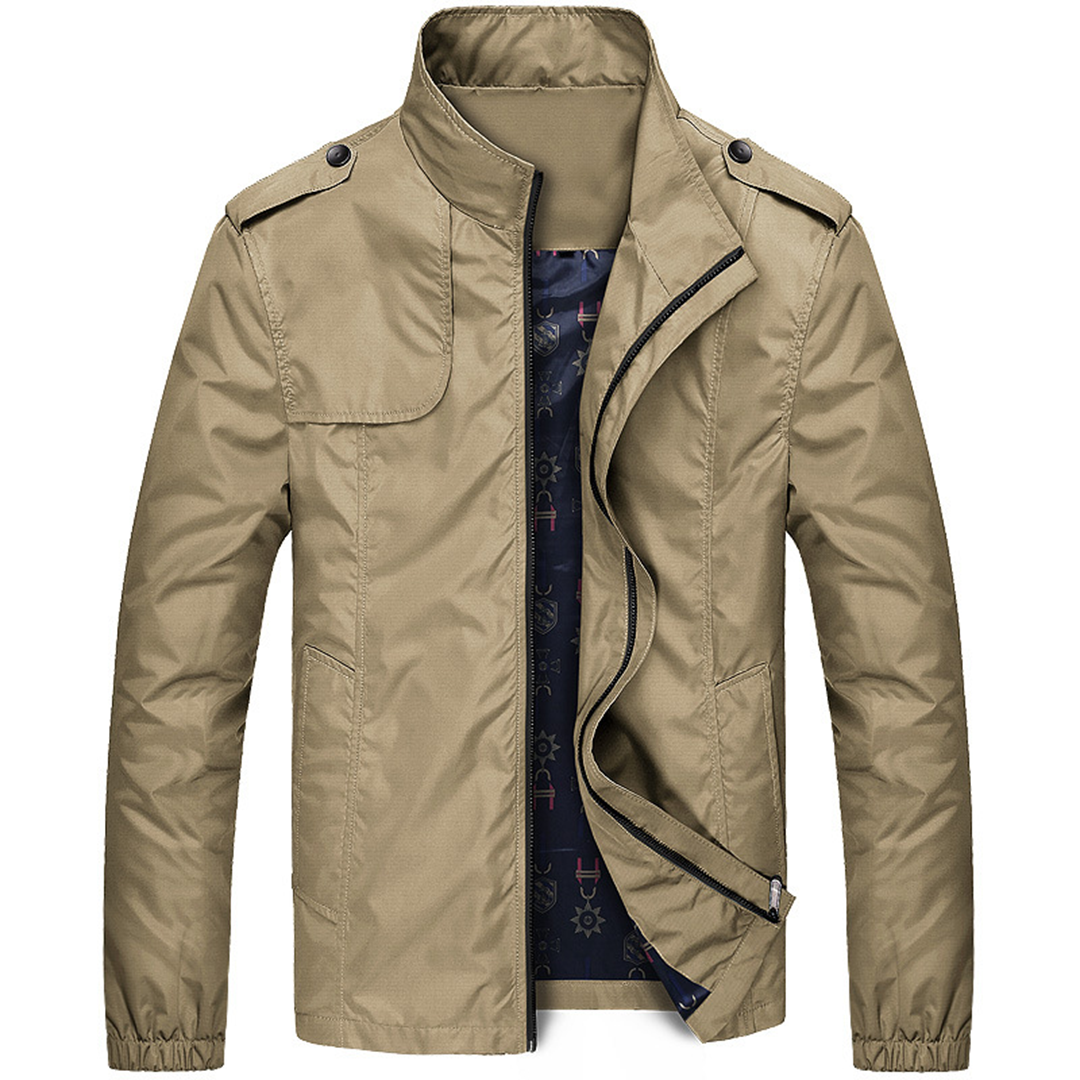 Chaqueta ligera de verano para hombre - Prenda de abrigo elegante para primavera, verano, el día a día y el tiempo libre