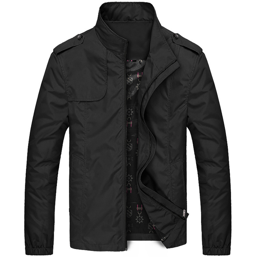 Chaqueta ligera de verano para hombre - Prenda de abrigo elegante para primavera, verano, el día a día y el tiempo libre