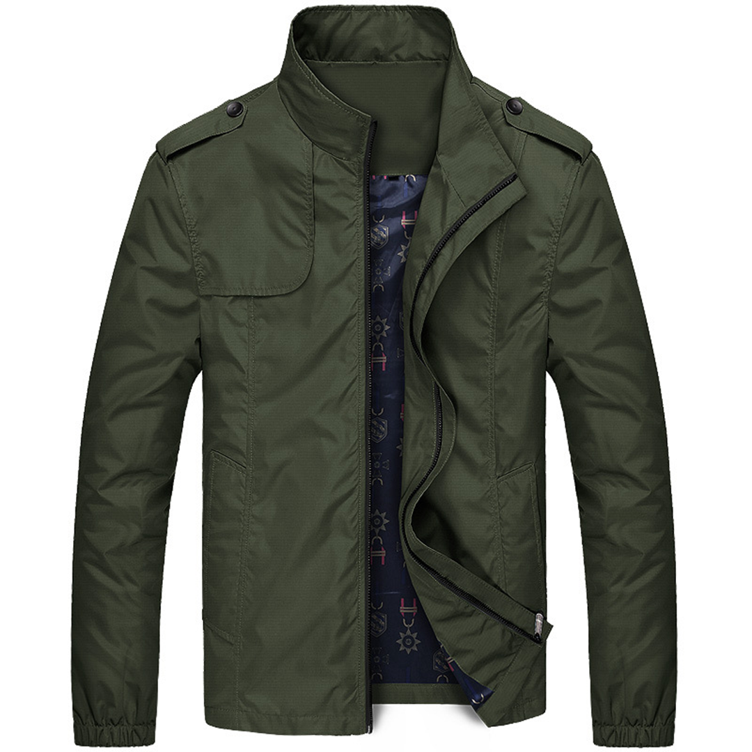 Chaqueta ligera de verano para hombre - Prenda de abrigo elegante para primavera, verano, el día a día y el tiempo libre