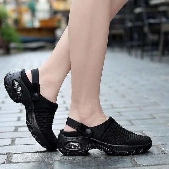 Damskie buty do chodzenia z amortyzowaną podeszwą powietrzną – praktyczne obuwie na spacery, na co dzień, czas wolny i podróże