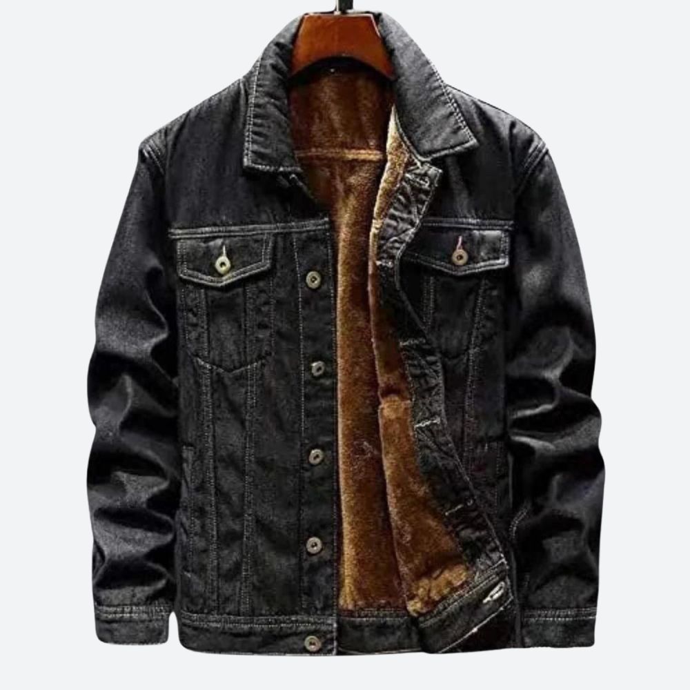 Męska kurtka dżinsowa – lekka, klasyczna kurtka na co dzień, na czas wolny, podróże i w stylu smart casual