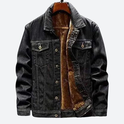 Męska kurtka dżinsowa – lekka, klasyczna kurtka na co dzień, na czas wolny, podróże i w stylu smart casual