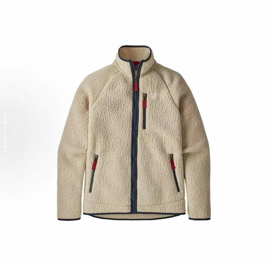 Chaqueta de forro polar para hombre con cuello alto y cremallera completa - Prenda de abrigo cálida para actividades al aire libre con varios bolsillos utilitarios para otoño, invierno y uso exterior