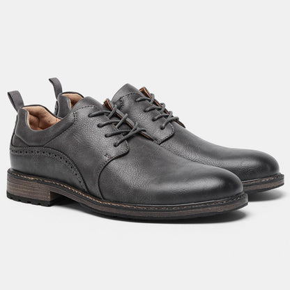 Botines elegantes para hombre con suela antideslizante - Calzado cómodo para el día a día, la oficina, fiestas y ocasiones formales